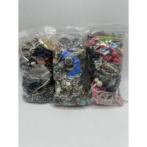 6 lb Lot of Vintage to Modern Junk Jewelry Crafting, Harvest, Repurpose, Repair